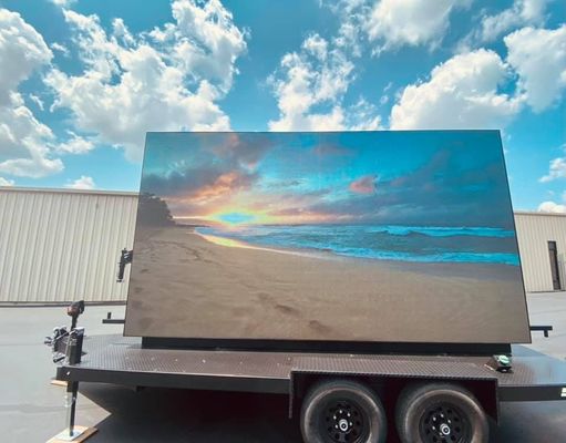 Outdoor P5 Full Color LED Display 5000cd/M² IP65 Waterproof Advertising Screen