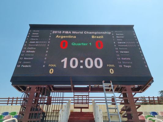 SCX LED P10 Outdoor Full Color LED Display Screen for Advertising with High Brightness and Long Lifespan