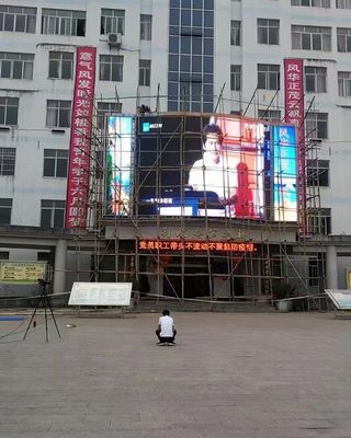 SCX LED P10 Outdoor Full Color LED Display Screen for Advertising with High Brightness and Long Lifespan