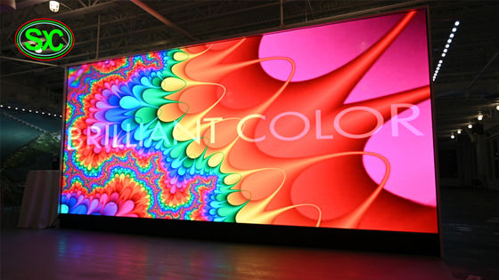 High Brightness Full Color RGB P6 LED Rental Screen 960Mm X 960Mm Indoor Cabinet