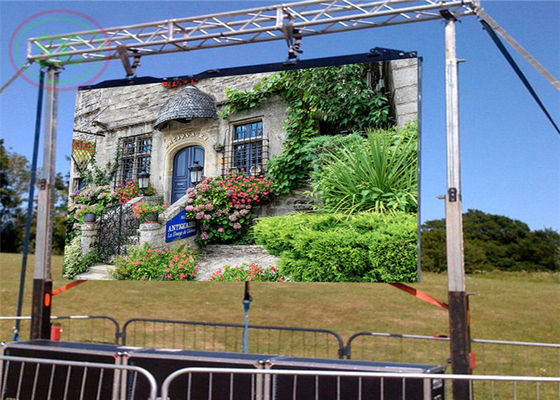 High resolution 500*1000mm 500*500mm outdoor P3.91 P4.82 LED sign LED screen grass musical events screens