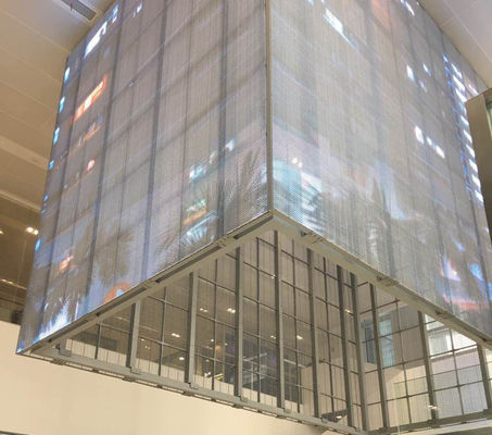 P3.91-7.82 Indoor Transparent Led Display screen SMD Rental Glass Display Full Color LED Screen