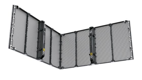 Indoor P3.9-7.8 Full Color Transparent Led Display Screen Smd Curved Led Video Wall Glass Led Screen For Showcase