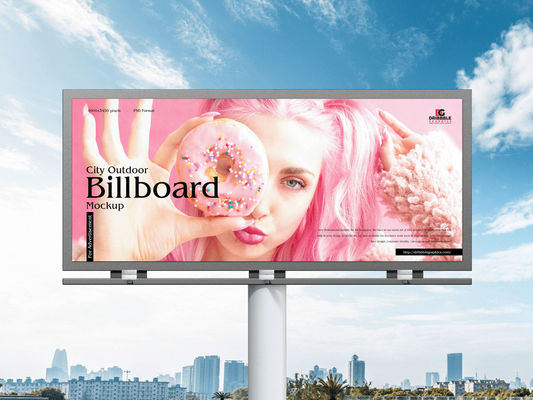 P6 Outdoor Waterproof Full Color LED Advertising Billboard 6000cd/Sqm IP65