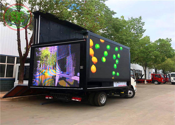 High defination Fulll color trailer P 8 LED screen with waterproof ability for outdoor advertising