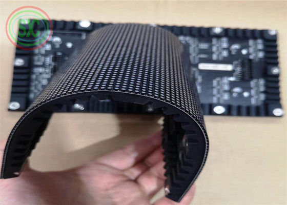 P4 Commercial Indoor Advertising Flexible Film Group , LED Full Color Display 768mm*768mm