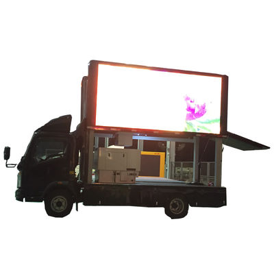 Outdoor Full Color Mobile Advertising Truck Van Trailer P6 P8 P10 Led Display Screen
