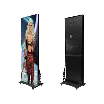 SGS Freestanding 210W/Sqm Led Poster Screen 1R1B1G HDMI Mirror Led Display