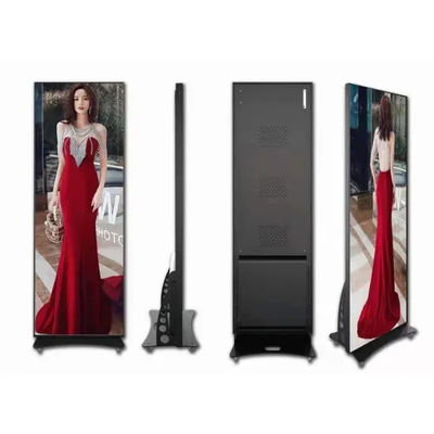 Indoor P2.5 full color Mirror Led display Wireless USB 4G Smart Control Poster