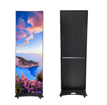 P2.5 Epistar Portable Led Poster Display 1R1B1G SMD2121 For Shopping Mall