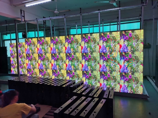 Indoor led wall display p3.91 rental led panel 500x500mm Die-cast aluminum cabinet for seamless splicing stage video bac