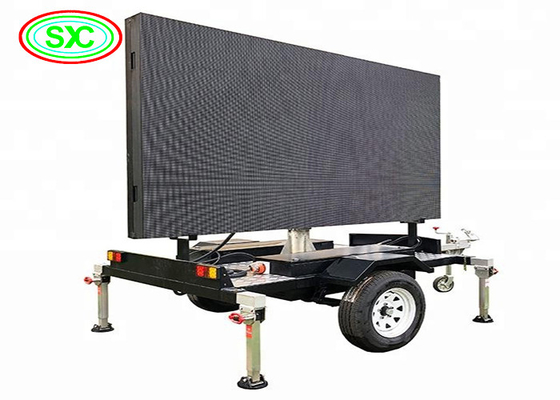 P6 SMD3535 Trailer LED Display Epistar Chip 6500cd/M2 For Movable Advertising