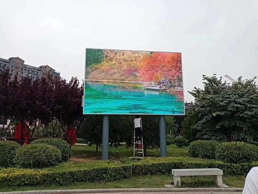Outdoor Full Color Led Screen P5 P6 P8 P10 Rear Service Customized Fixed Advertising Billboard