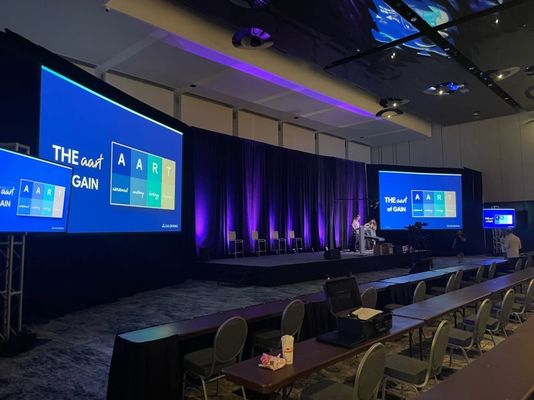 P2.5 Indoor Full Color LED Video Wall Screen SMD2121 160000 Pixels/M²