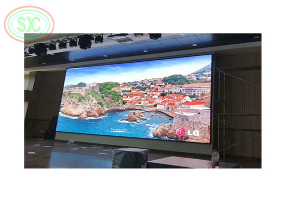 Indoor P6 LED display iron-steel cabinet LED panel 4k high resolution LED screen
