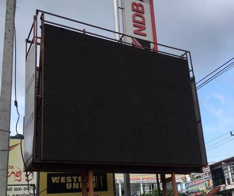 High Brightness Full Color Led Video Wall P10 960x960mm  Outdoor LED Display Screen Fixed Pole Installation