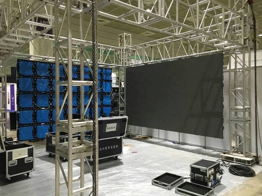 High definition Curved LED video wall screen 500x500mm  P3.91 P4.81 indoor outdoor Flexible LED screen panel