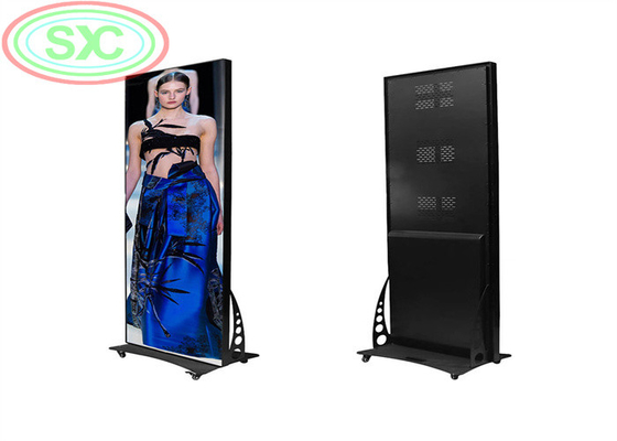 1/32 scan standing floor LED display indoor P2.5 poster LED screen 640*1280mm