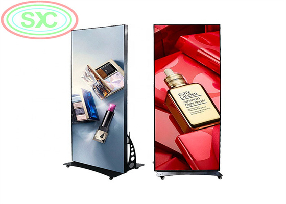 1/32 scan standing floor LED display indoor P2.5 poster LED screen 640*1280mm