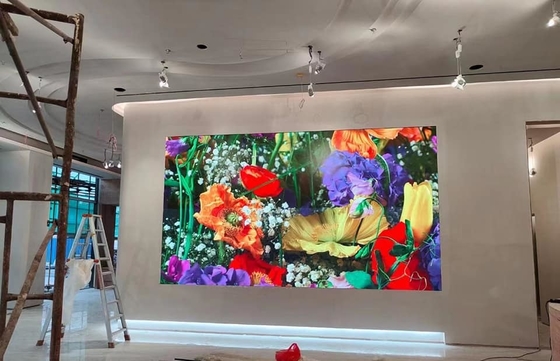 High brightness SMD2121 256x128mm indoor led screen P4 full color digital display board video wall for sale