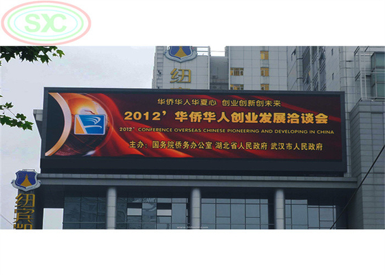 Outdoor full color P10 large wall mounted advertising outdoor led screen display