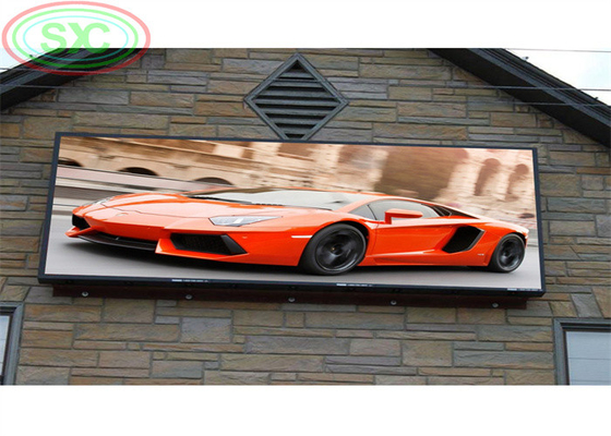 City landmarks outdoor P10 LED billboard support remote control