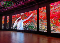 Split indoor P 4 LED screen into multi screens play different content at a same time