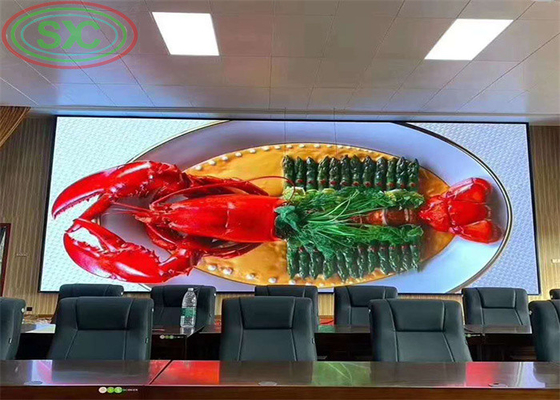 Customized Full Color LED Die-Cast Aluminum Screen 2500 CD/Sqm Indoor LED Advertising Screen