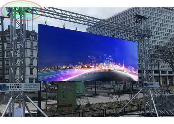 Outdoor LED display P 4 LED screen with truss and stage structure for concert