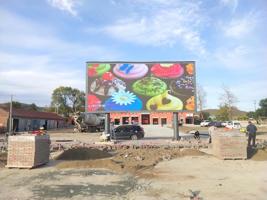 High Brightness P8 Outdoor Full Color LED Display with Good Color Consistency and Waterproof IP65