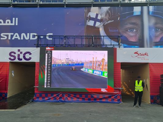 Outdoor Full Color LED Display with Low Luminous Decay and High Brightness Above 8000 Cd per Square Meter for Long Lasting Outdoor