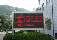 Single Color LED Message Board P10 Outdoor For Commercial Ads , Programmable LED Signs Waterproof IP65