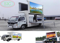Auto up and down outdoor P 8 trailer LED screen three faces for commercial shows