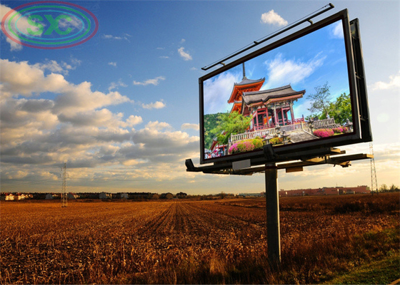 High refresh rate 3840 Hz outdoor P 6 LED billboard with a Novar system