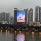 SCX LED P3.91 -7.82 Transparent LED Display Outdoor Glass Advertising LED Screen ,7500 brightness，1m x1m cabinet