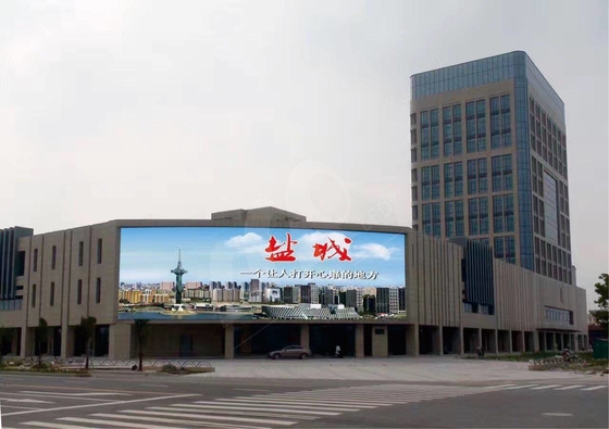 High brightness 7500nits Outdoor P10 LED Display Giant Advertising Screens Fixed Installation For Community Service