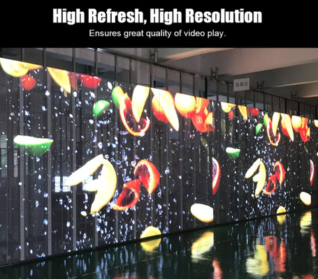 Waterproof Transparent LED Screen with Item Led Transparent Screen and Cabinet Weight 6.2kg