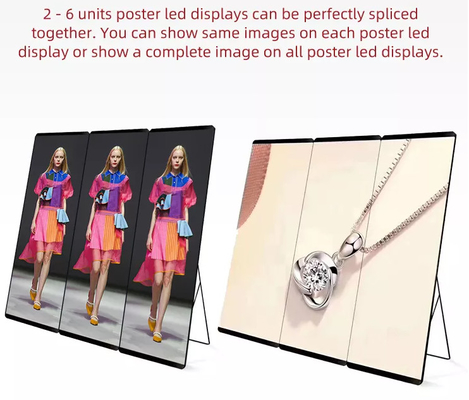 Indoor Wifi 4g Control Full Color P2.5 Screen Led Poster 3840Hz refresh Nationstar diodes outdoor led screen display