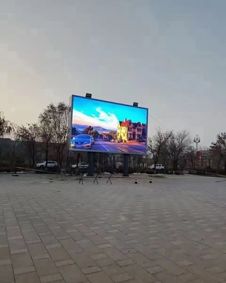 P10 ip65 waterproof rear service open cabinet p10 outdoor full color led screen display led panel 320* 160mm for adverti