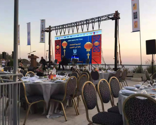 Outdoor HD P2.976 Led Screen Rental Cabinets Die Casting Aluminum 3840Hz full color led display