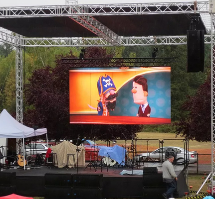 Outdoor HD P3 LED Screen 3840Hz Refresh 576X576mm TV Display Cabinet outdoor full color led display