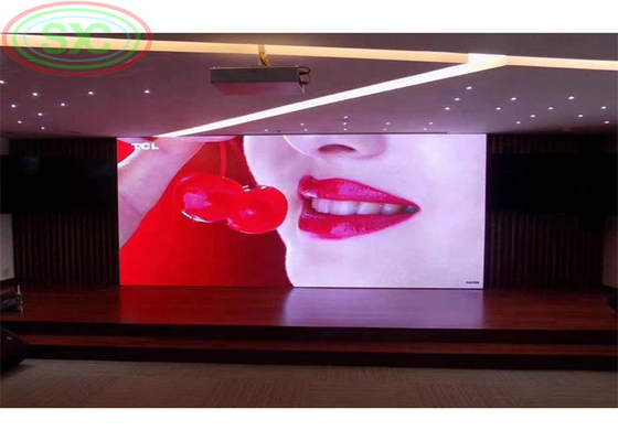 Wall mounted front maintenance indoor P 4 fixed LED screen with synchronous system