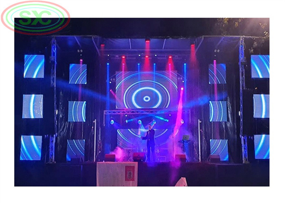 Green energy transparent LED display G3.91-7.82 1000*500mm for curtain show