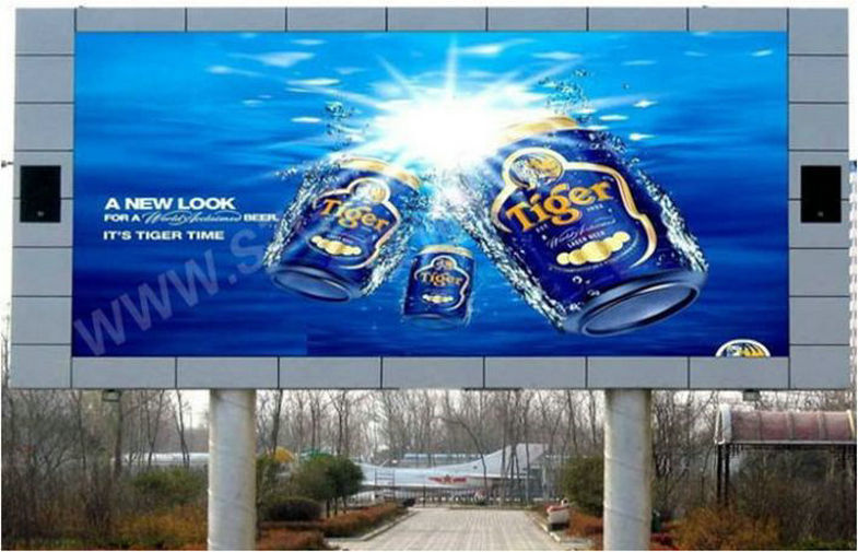 High Brightness P31.25 DIP Outdoor Full Color LED Display 250mm*250mm Module Size