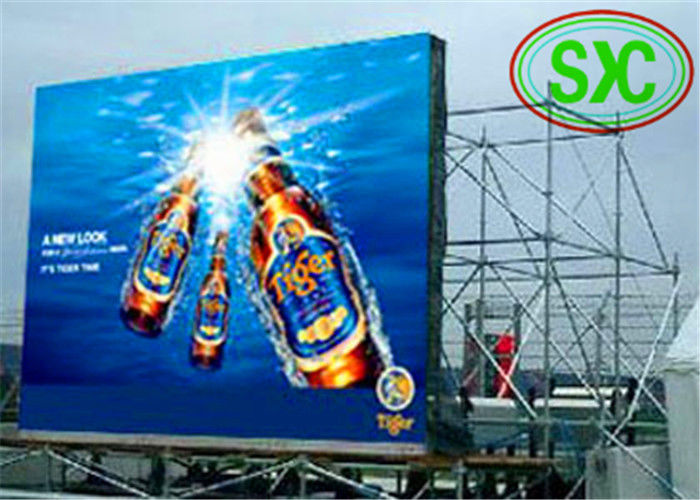 SCXK-OS-P8-256X128 Big Outdoor Advertising LED Display Digital Billboards CE /  RoHS / FCC / ISO