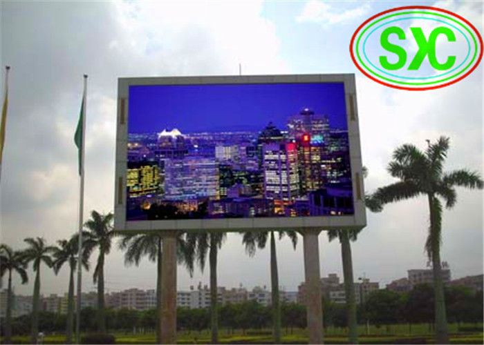 P10 Rgb Outside Wifi Advertising LED Screens For Banks / Car Dealerships