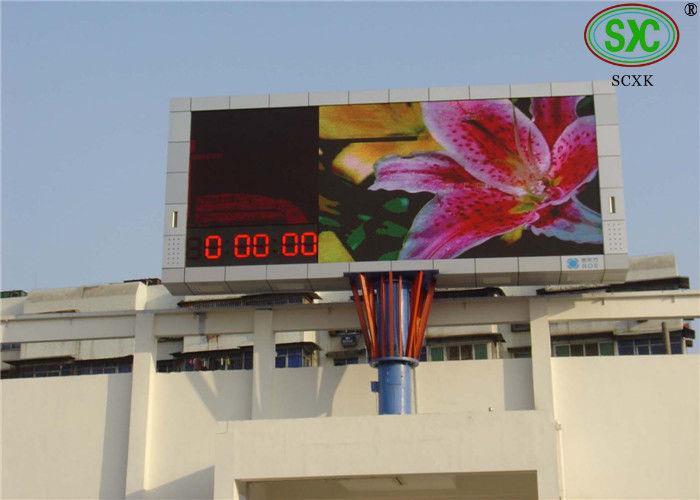 Outdoor P6 Commercial RGB Led display  Led Video Screen water proof cabinet