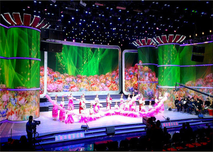 Stage background indoor LED Advertising LED Screens SMD P6 For Airport / bus station