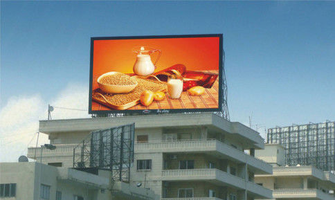 Outdoor Big P10 Led Screen RGB IP65 waterproof Customized size cabinet 1920Hz