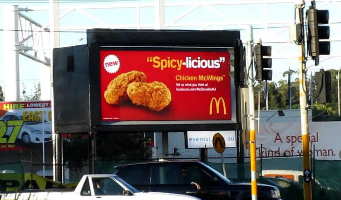 Outside P6mm Advertising LED Screens Video Display SMD Pixel Density 27778 led screen outdoor advertising